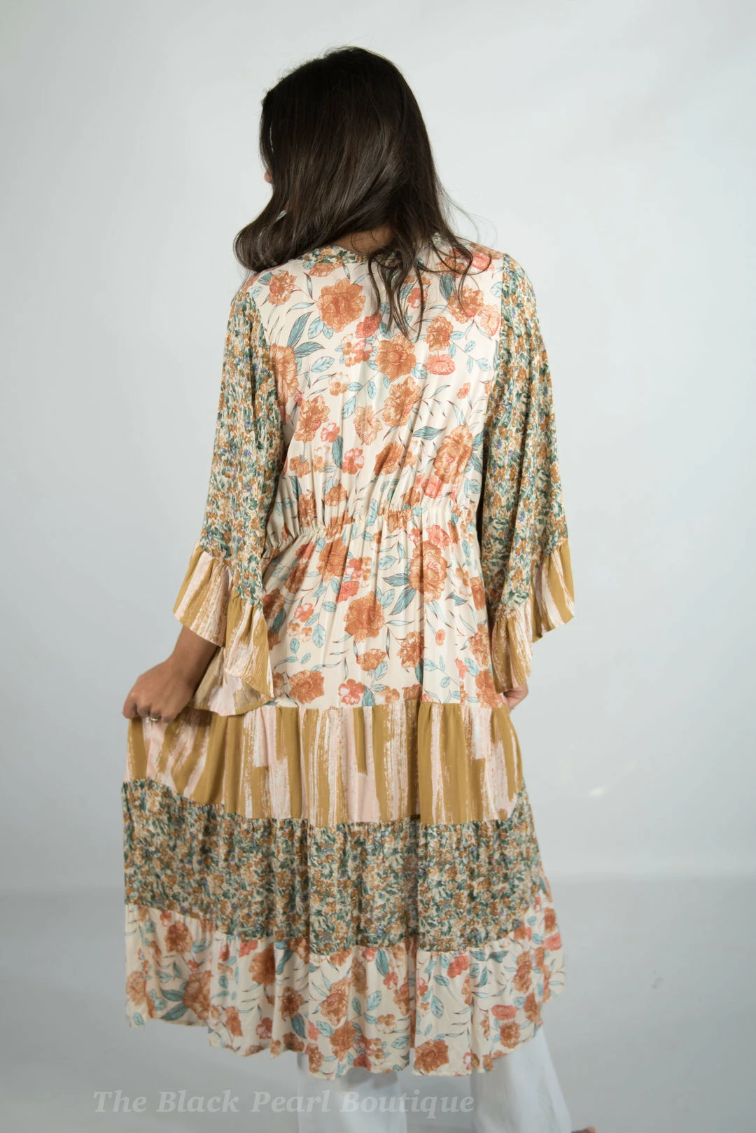 Gigio Floral Print Kimono 4 Gigio Floral Print Kimono