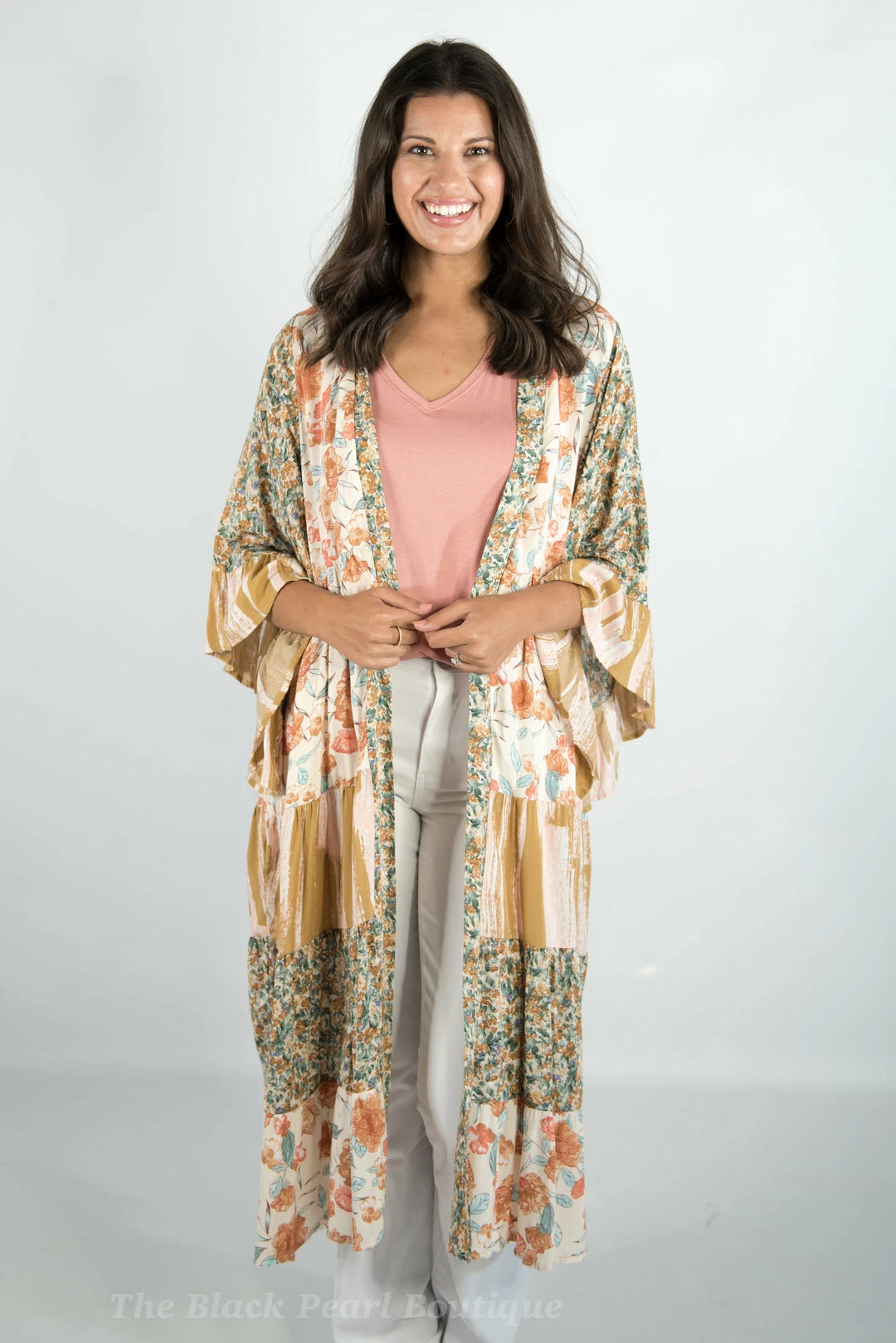 Gigio Floral Print Kimono 5 Gigio Floral Print Kimono