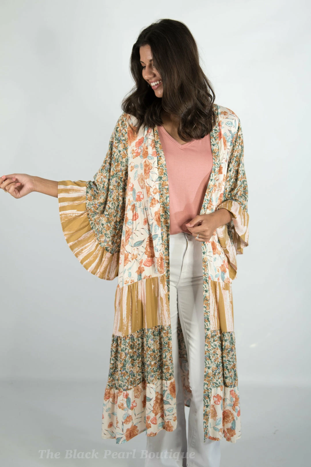 Gigio Floral Print Kimono 6 Gigio Floral Print Kimono