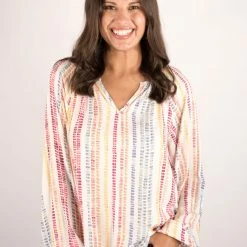 Andree By Unit Ivory Multi Print Top New Arrivals