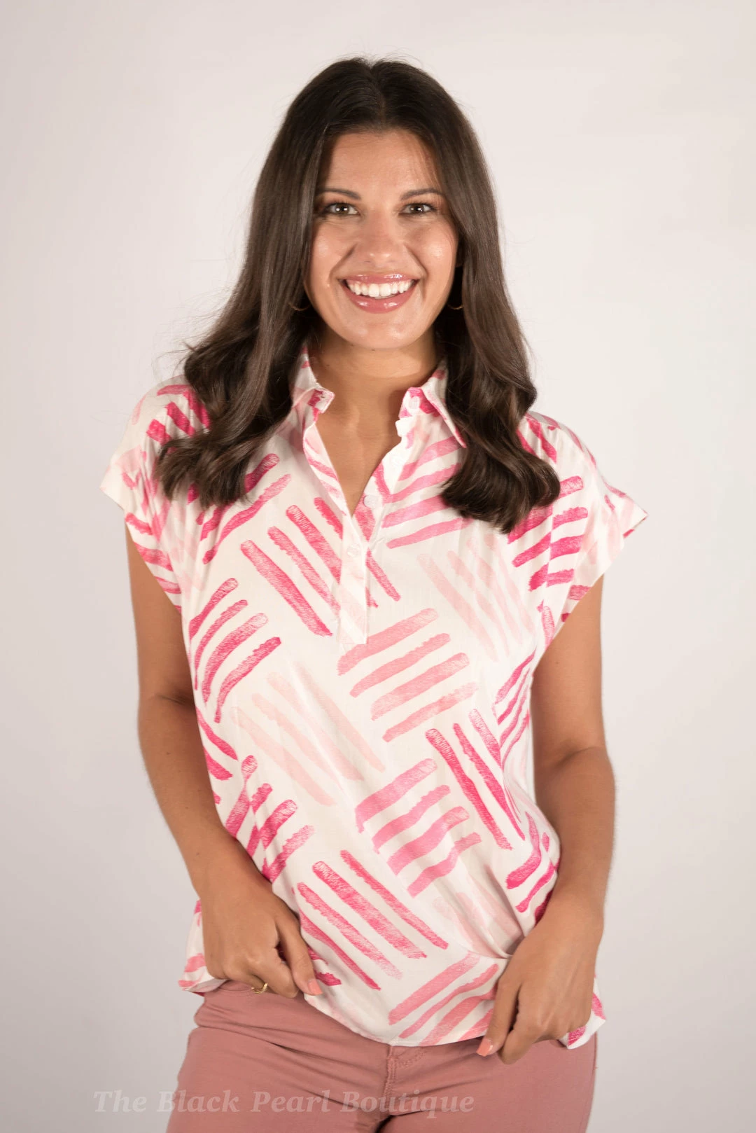 Andree By Unit New Arrivals Button Up Printed Top 3 Andree By Unit New Arrivals Button Up Printed Top