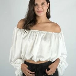 Hyfve White Off Shoulder Top New Arrivals
