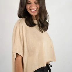 Very J Taupe Crop Top New Arrivals