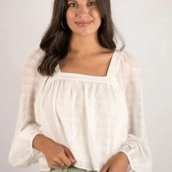 Blu Pepper White Square Neck Top New Arrivals 10 Blu Pepper White Square Neck Top New Arrivals