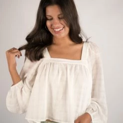 Blu Pepper White Square Neck Top New Arrivals 11 Blu Pepper White Square Neck Top New Arrivals