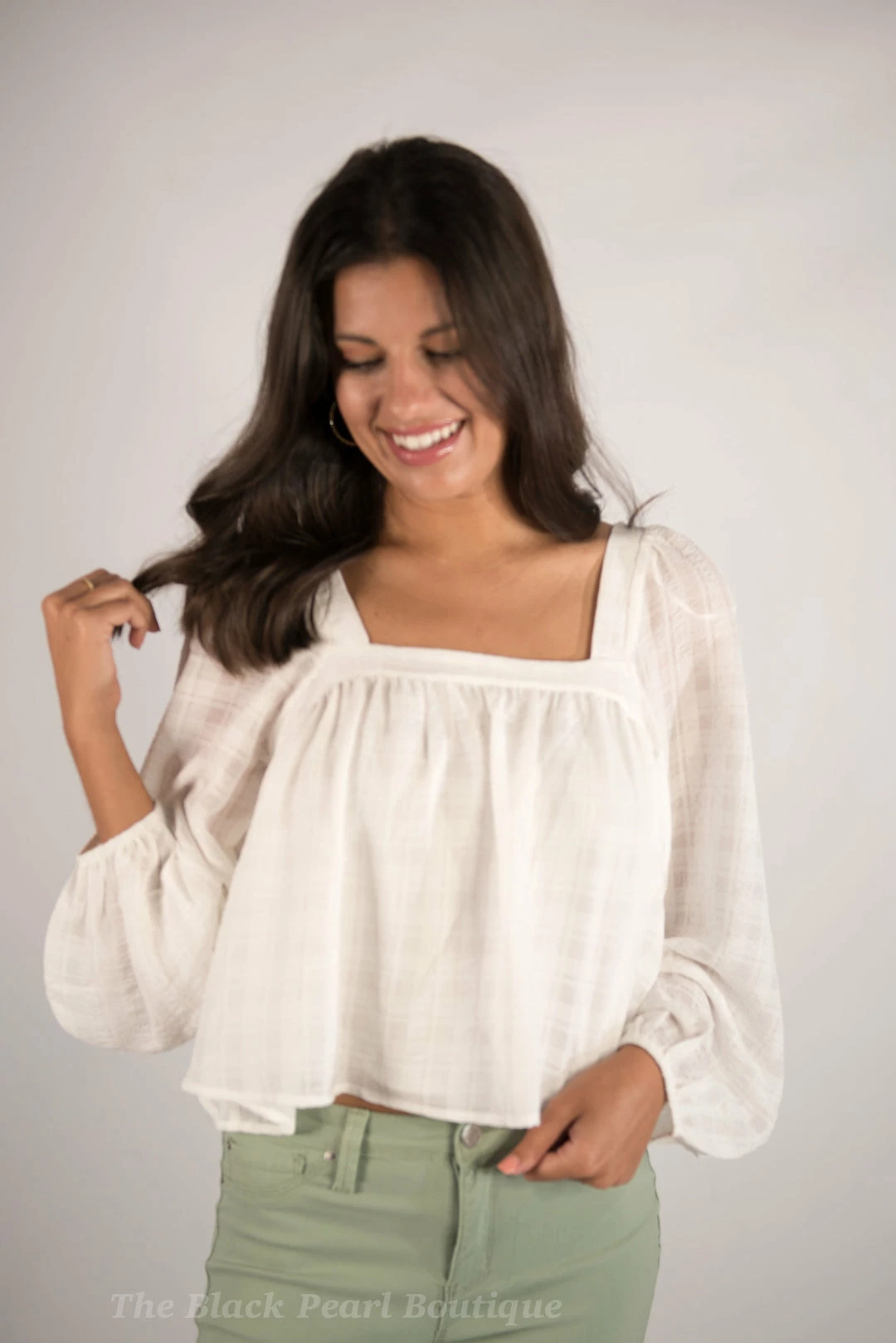 Blu Pepper White Square Neck Top New Arrivals 5 Blu Pepper White Square Neck Top New Arrivals