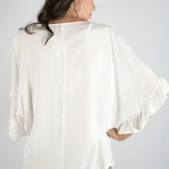 Andree By Unit Ivory Ruffle Sleeve Top New Arrivals 7 Andree By Unit Ivory Ruffle Sleeve Top New Arrivals