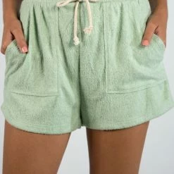 Hyfve New Arrivals Pastel Green Shorts