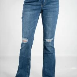 YMI High Rise Denim Flare Jogger Pants