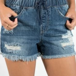 YMI New Arrivals Denim Jogger Shorts 6 YMI New Arrivals Denim Jogger Shorts