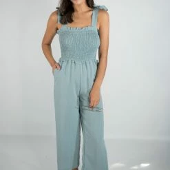 Blu Pepper Dusty Blue Jumpsuit New Arrivals 10 Blu Pepper Dusty Blue Jumpsuit New Arrivals