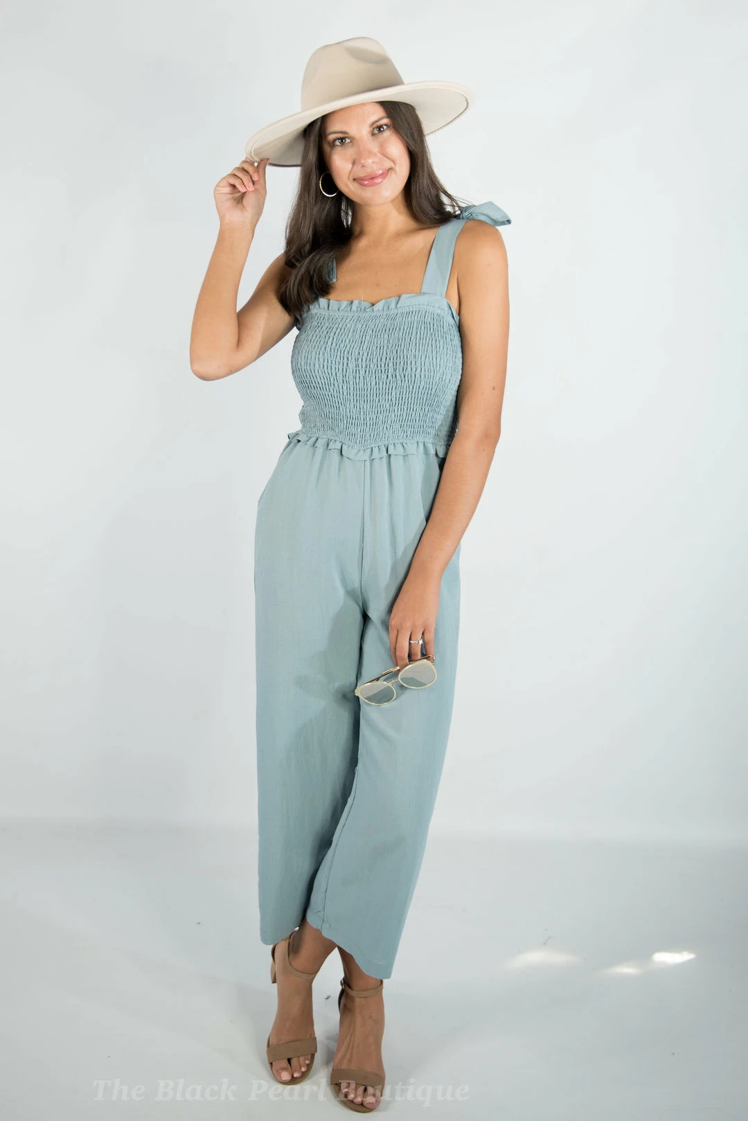 Blu Pepper Dusty Blue Jumpsuit New Arrivals 1 Blu Pepper Dusty Blue Jumpsuit New Arrivals