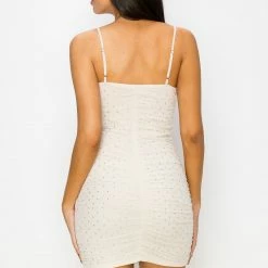 Irishbasic New Arrivals Champagne Rhinestone Dress 5 Irishbasic New Arrivals Champagne Rhinestone Dress