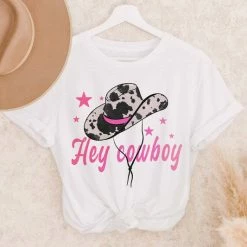 Wknder Hey Cowboy Graphic Tee New Arrivals