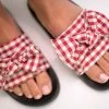 Soho Shoes Gingham Sandals