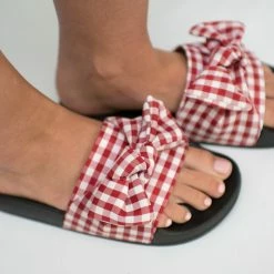 Soho Shoes Gingham Sandals