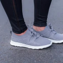 Naughty Monkey Shoes Grey Comfy Sneakers 7 Naughty Monkey Shoes Grey Comfy Sneakers