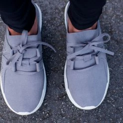 Naughty Monkey Shoes Grey Comfy Sneakers