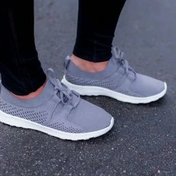 Naughty Monkey Shoes Grey Comfy Sneakers 9 Naughty Monkey Shoes Grey Comfy Sneakers