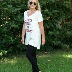 Timing Game Day! White/Burgundy Game Day Tee 8 Timing Game Day! White/Burgundy Game Day Tee