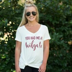 Timing White/Burgundy Game Day Tee 7 Timing White/Burgundy Game Day Tee