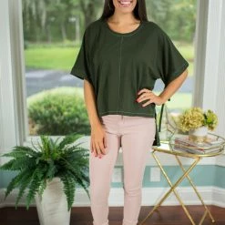 Glam Army Green High/Low Top Final Sale 7 Glam Army Green High/Low Top Final Sale