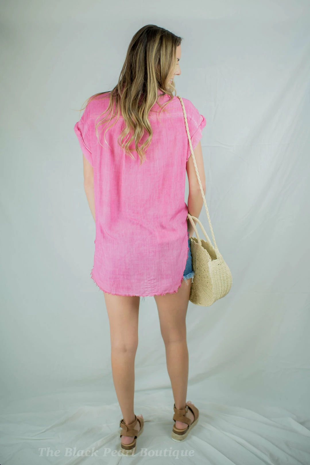 UMGEE New Arrivals Hot Pink Button Up 4 UMGEE New Arrivals Hot Pink Button Up