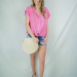 UMGEE New Arrivals Hot Pink Button Up 18 UMGEE New Arrivals Hot Pink Button Up