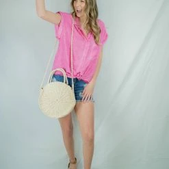 UMGEE New Arrivals Hot Pink Button Up 19 UMGEE New Arrivals Hot Pink Button Up