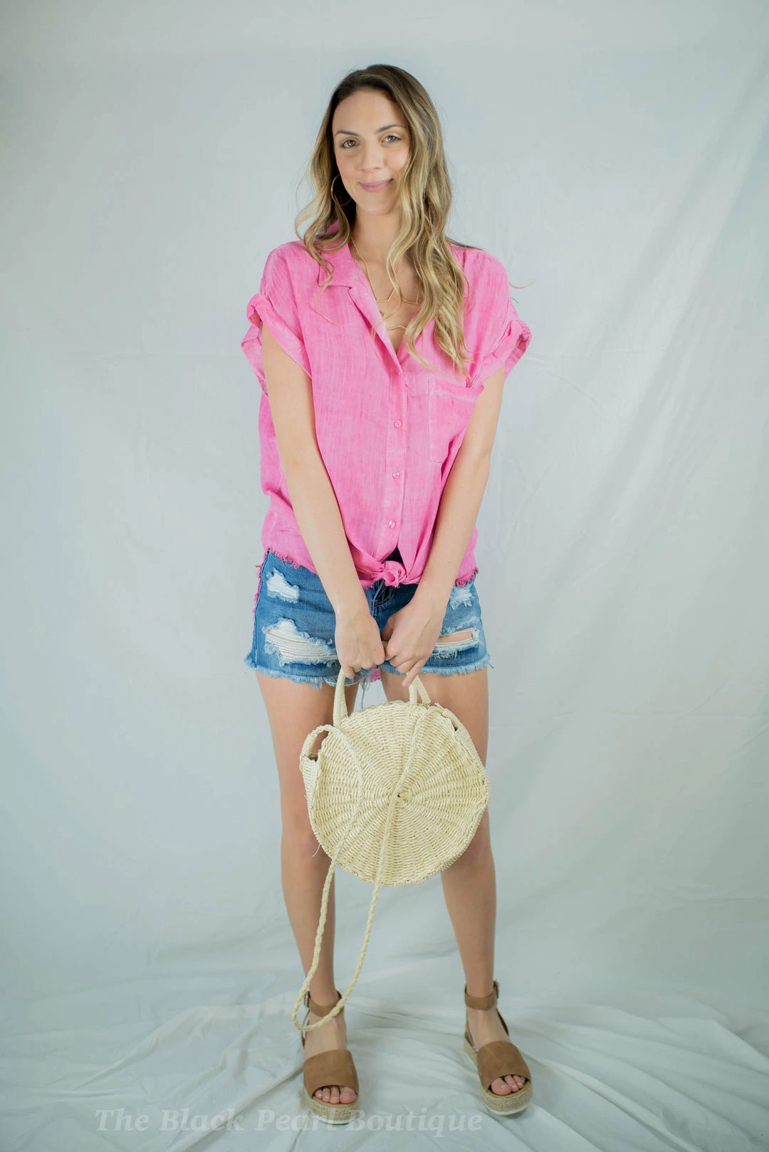 UMGEE New Arrivals Hot Pink Button Up 9 UMGEE New Arrivals Hot Pink Button Up