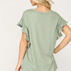 Gigio Dusty Mint Top
