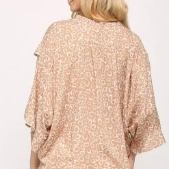 Gigio New Arrivals Dusty Apricot Printed Top 5 Gigio New Arrivals Dusty Apricot Printed Top