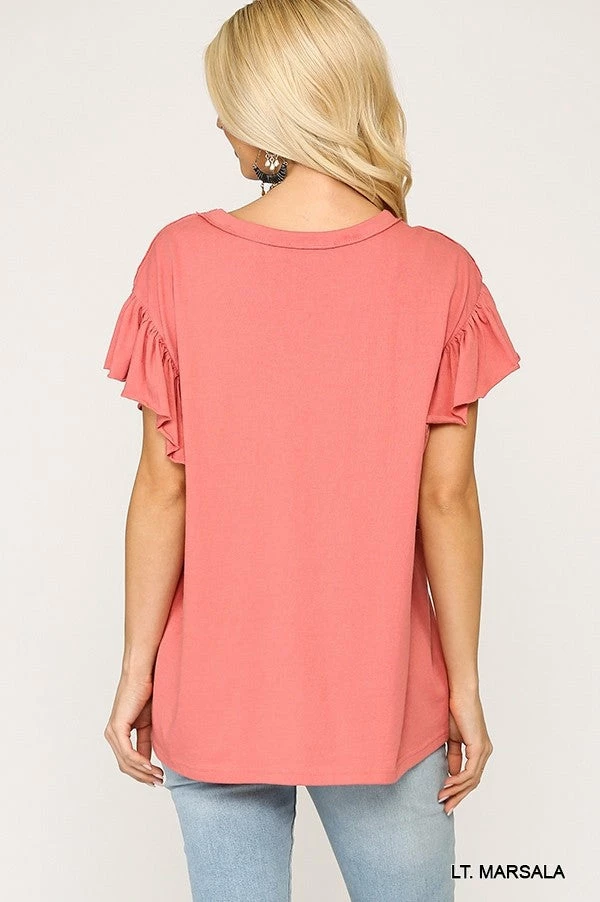 Gigio Light Marsala Top New Arrivals 2 Gigio Light Marsala Top New Arrivals