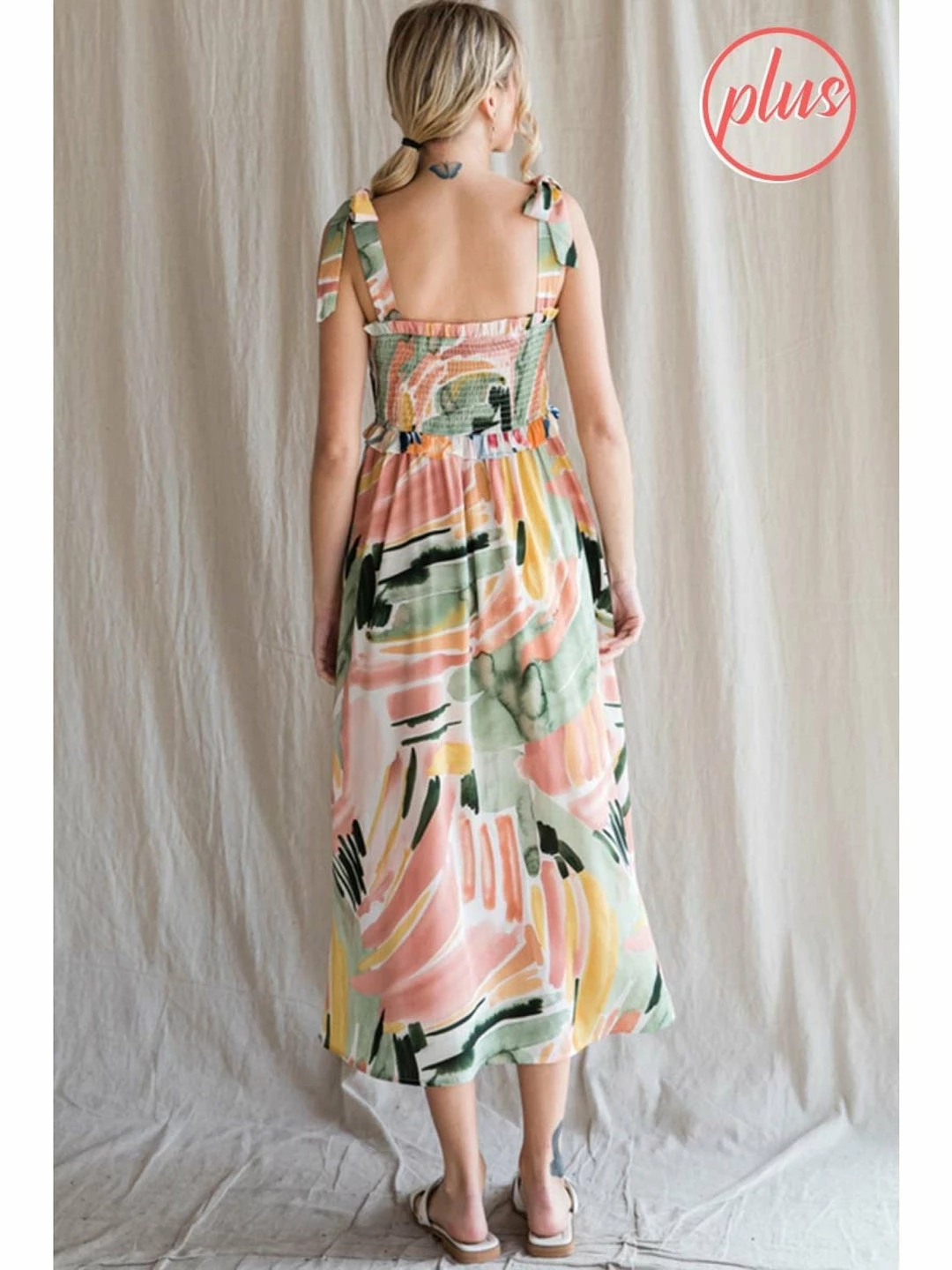 Jodifl New Arrivals Mauve Print Midi Dress 3 Jodifl New Arrivals Mauve Print Midi Dress