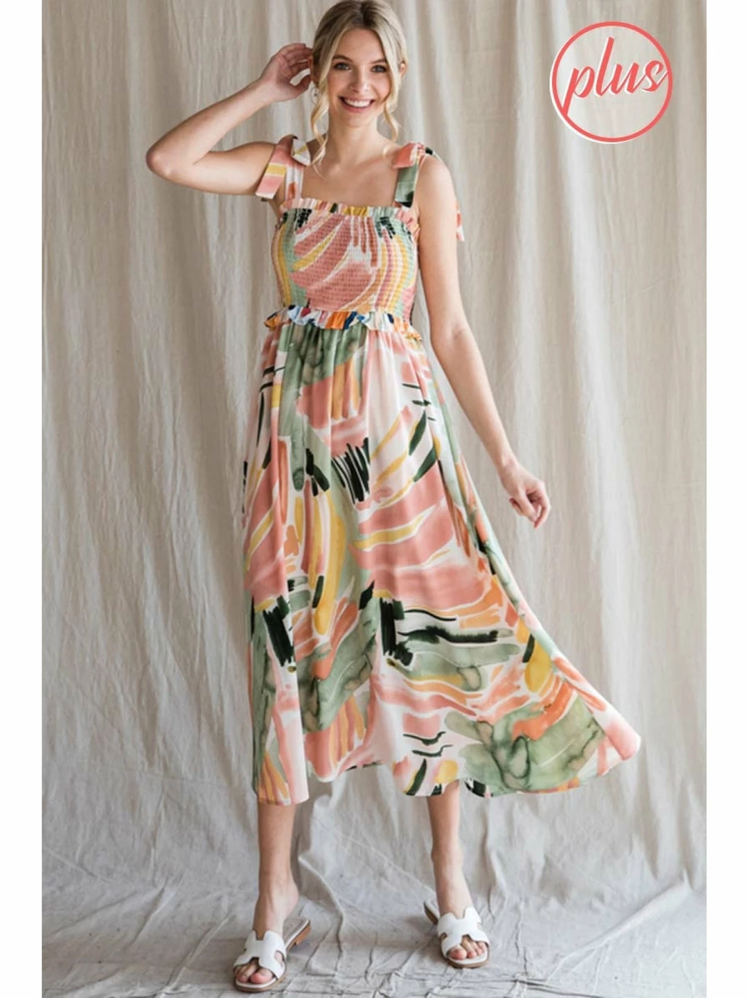 Jodifl New Arrivals Mauve Print Midi Dress 2 Jodifl New Arrivals Mauve Print Midi Dress