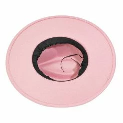 Wall To Wall Peach Pearl Band Fedora Hat