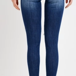 Cest Toi Dark Wash Distressed Skinny Jeans 11 Cest Toi Dark Wash Distressed Skinny Jeans