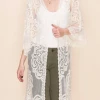 Hyfve Cream Lace Kimono