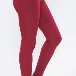 YMI Burgundy Hyper Stretch Pants 8 YMI Burgundy Hyper Stretch Pants