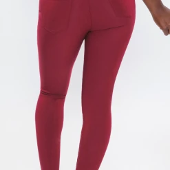 YMI Burgundy Hyper Stretch Pants 9 YMI Burgundy Hyper Stretch Pants