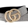 Girly New Arrivals Silver Crystal Coated Belt