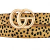 Girly Beige Leopard Fur Belt (Medium Sized GC)