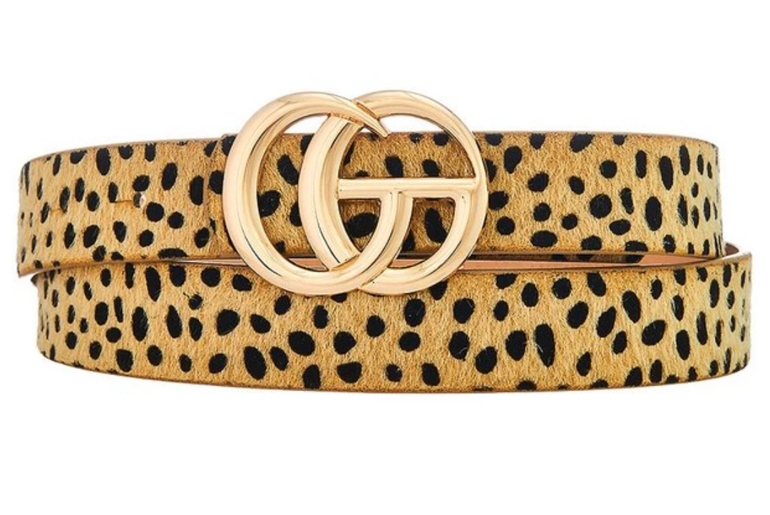 Girly Beige Leopard Fur Belt (Medium Sized GC) 1 Girly Beige Leopard Fur Belt (Medium Sized GC)