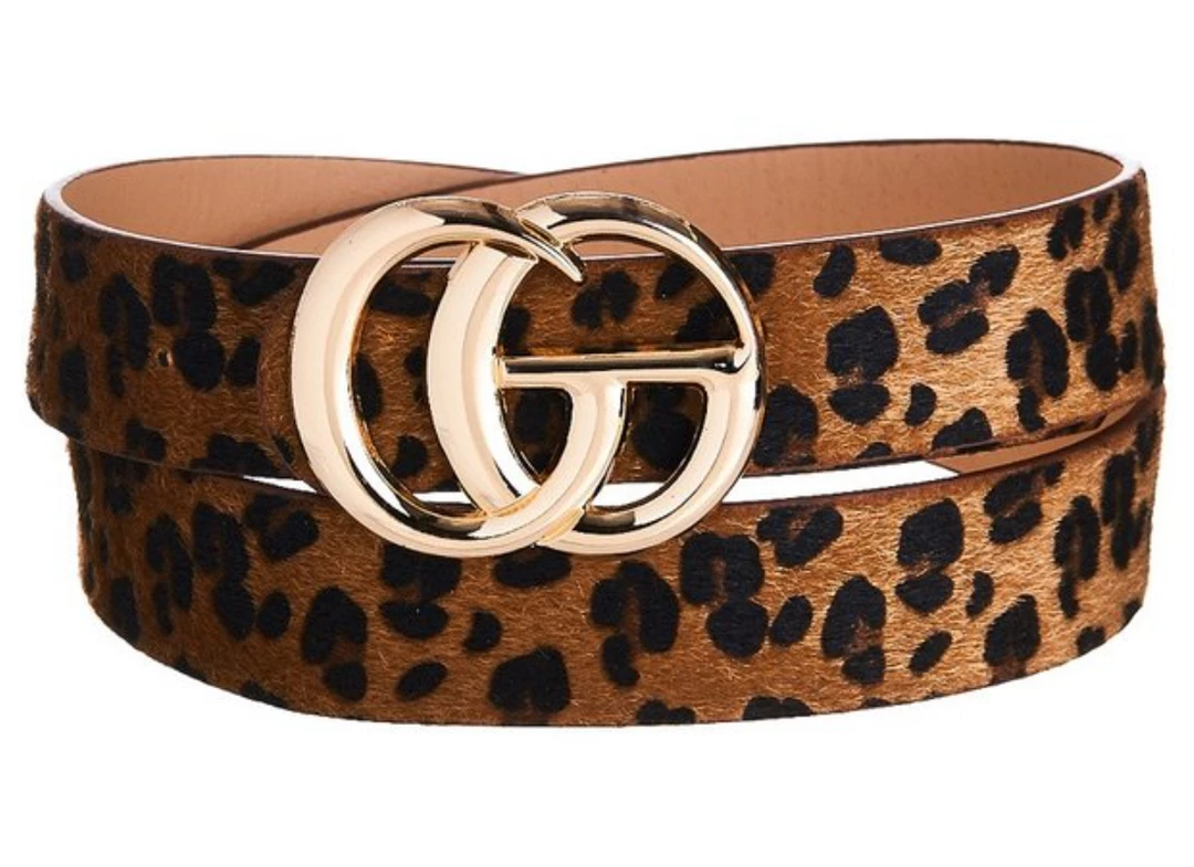 Girly Brown Faux Leopard Belt New Arrivals 1 Girly Brown Faux Leopard Belt New Arrivals