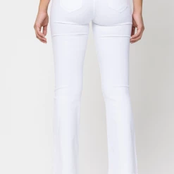 Cello Final Sale White Flare Pants (For Short Girls) 7 Cello Final Sale White Flare Pants (For Short Girls)