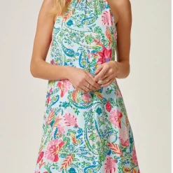 Andree By Unit New Arrivals High Neck Printed Dress