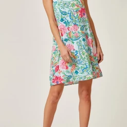 Andree By Unit New Arrivals High Neck Printed Dress