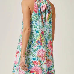 Andree By Unit New Arrivals High Neck Printed Dress