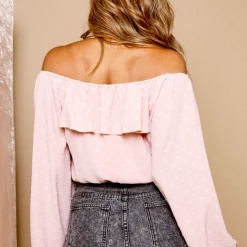 Peach Love Dusty Pink Off Shoulder Top New Arrivals 6 Peach Love Dusty Pink Off Shoulder Top New Arrivals