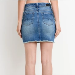 Cest Toi Distressed Mini Skirt Final Sale 3 Cest Toi Distressed Mini Skirt Final Sale